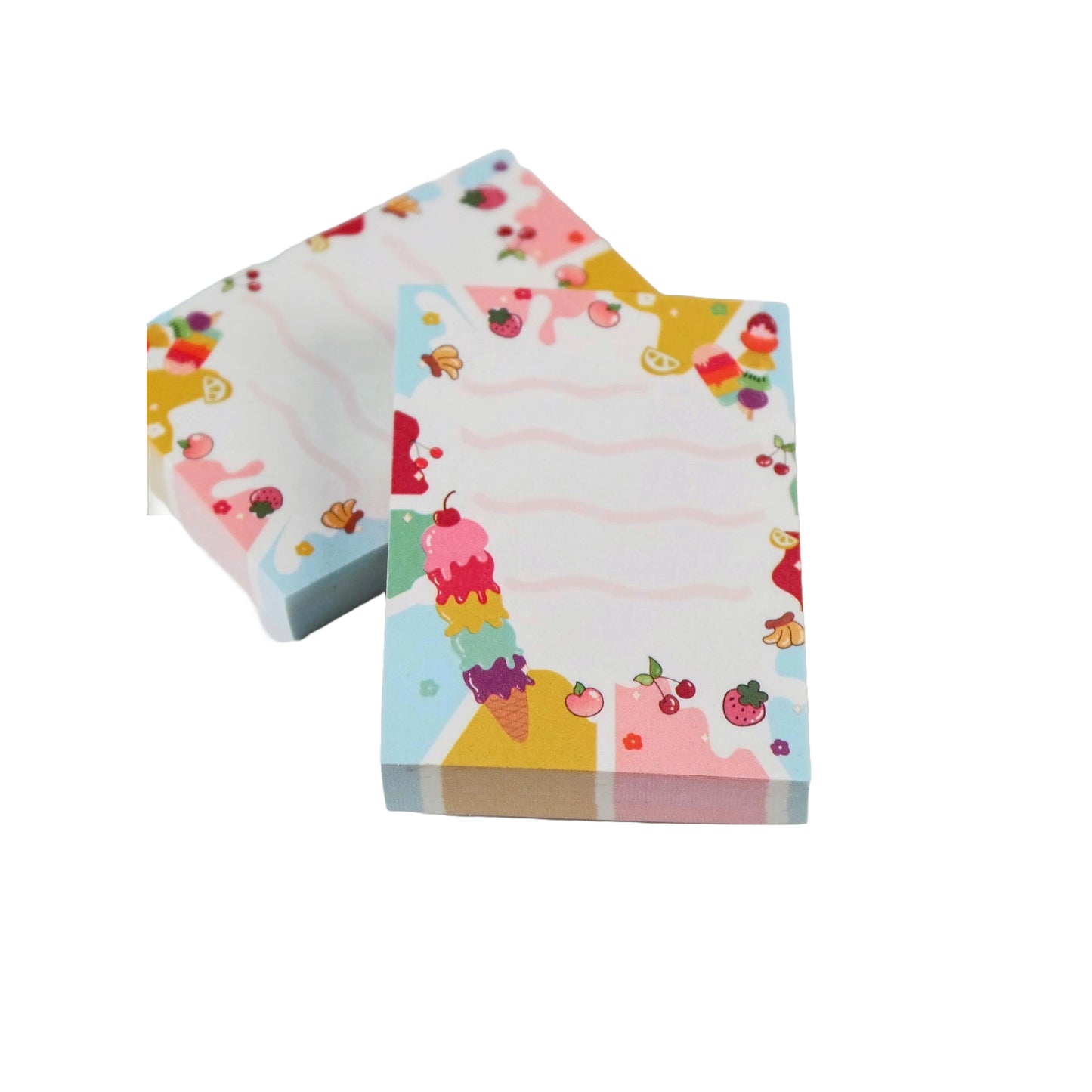 Tiny Cute Ice Cream Design Note Pad