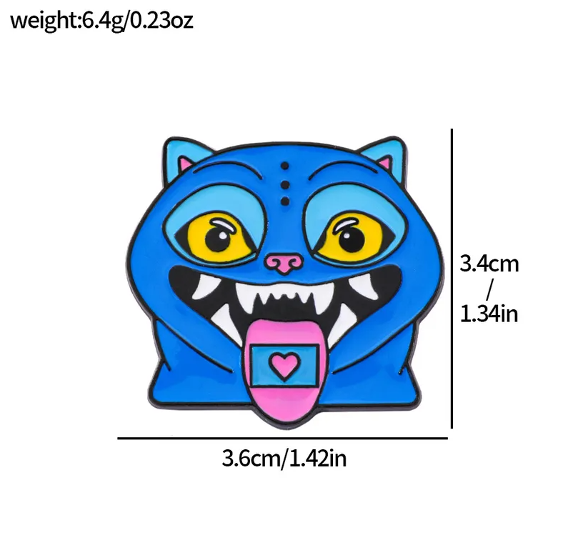 Derpy Tiger and Sussie Magpie - Demon Hunters - Enamel Pin Collection