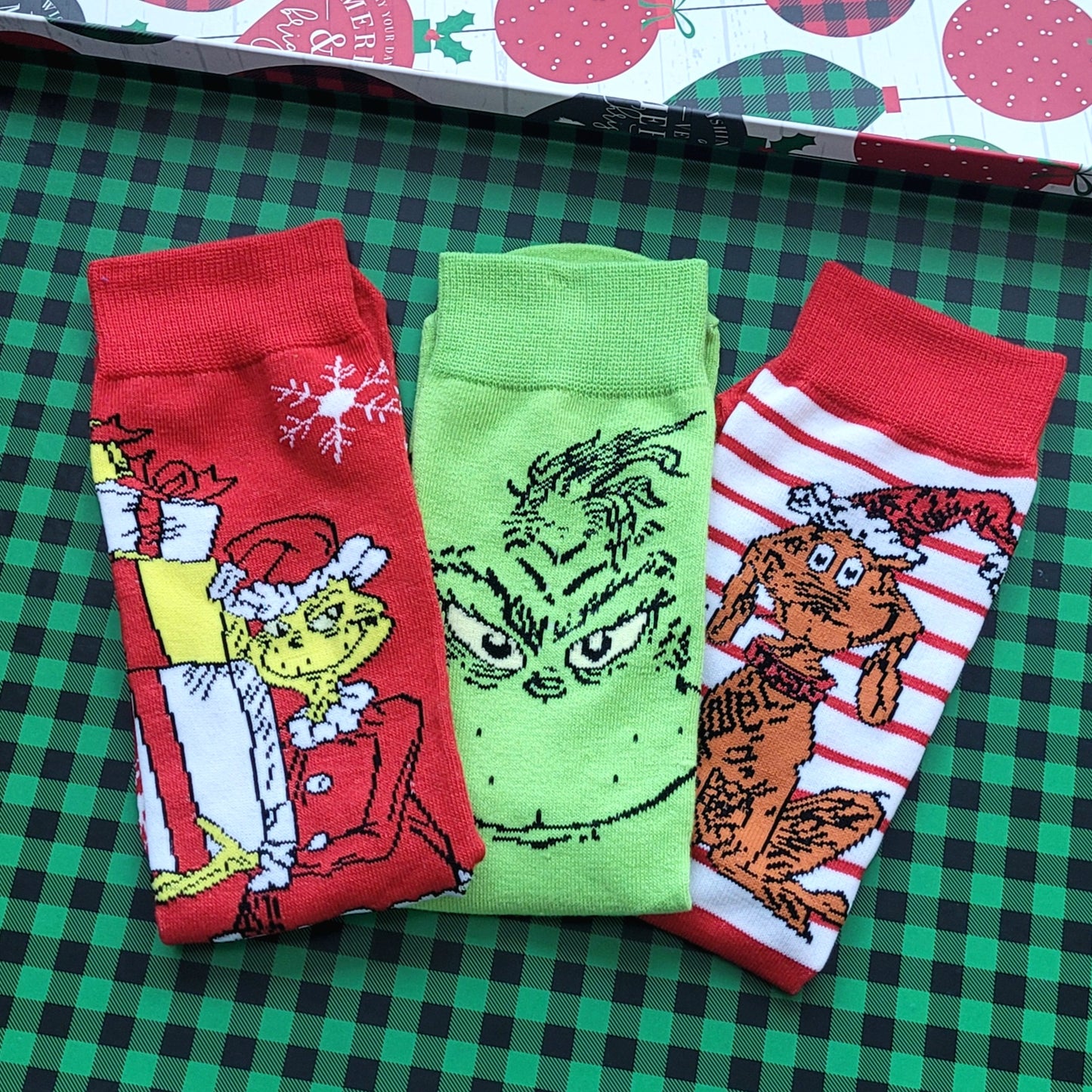 Feelin' Grinchy 3-Pack Christmas Socks